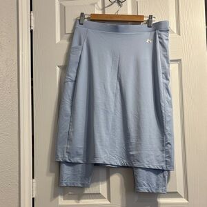 SNOGA SKIRT Blue Athletic Skirt with Shorts
